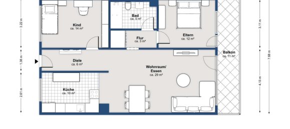 Apartamento T2 em Aschaffenburg, Germany N.º 152306 22