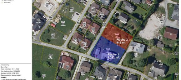 Terrain à Strobl, Austria 1212m² No. 221102 11