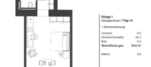 Studio in Wien, Austria, Nr. 3421 8