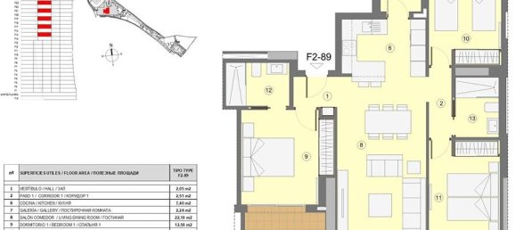 3 bedrooms Apartment in Benidorm, Spain No. 286200 10