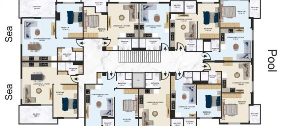 Studio in Alanya, Turkey, Nr. 9829 23