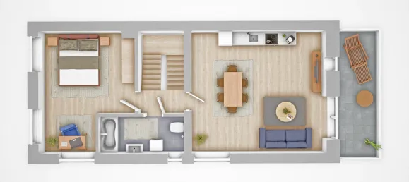 4 rooms Duplex in Liesing, Austria No. 181151 2