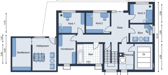 10-Zimmer Haus in Baden-Württemberg, Germany, Nr. 37492 34