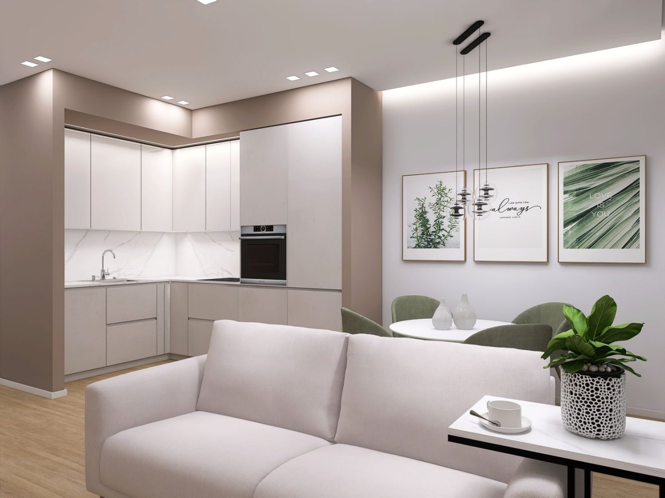 Квартира с 3 комнатами в Чампино, Италия № 18541