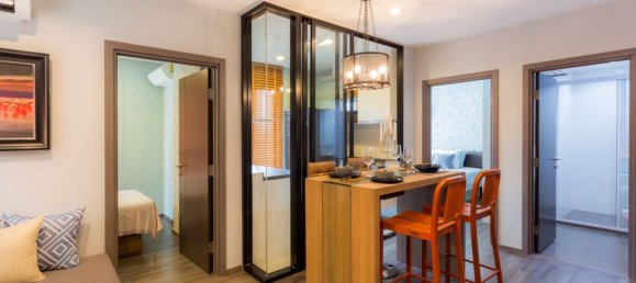 Кондоминиум  с 2 спальнями в The Base Park West Sukhumvit 77, Пляж Рейли, Таиланд № 32315 6