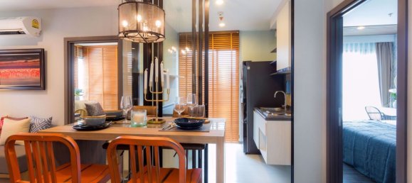 Кондоминиум  с 2 спальнями в The Base Park West Sukhumvit 77, Пляж Рейли, Таиланд № 32315 10