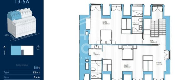 4 bedrooms Apartment in Lisbon, Portugal No. 105234 10