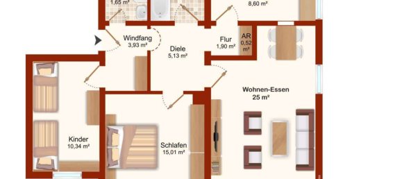 2 غرف نوم شقة في Bayreuth, Germany رقم 276324 19