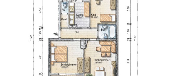 2 bedrooms Apartment in Heilbronn, Germany No. 111961 23