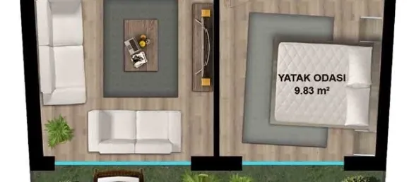 Apartamento 1+1 em Aksu, Turkey N.º 32703 24