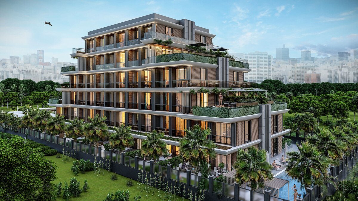 Квартира с 2 комнатами в Анталья, Турция № 19959