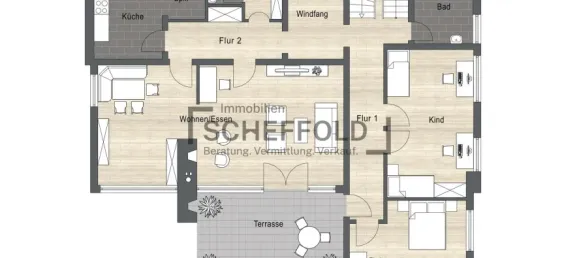 3 Schlafzimmer Bungalow in Biberach, Germany, Nr. 360610 14