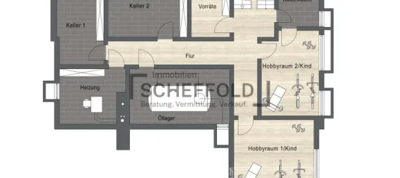 3 Schlafzimmer Bungalow in Biberach, Germany, Nr. 360610 15