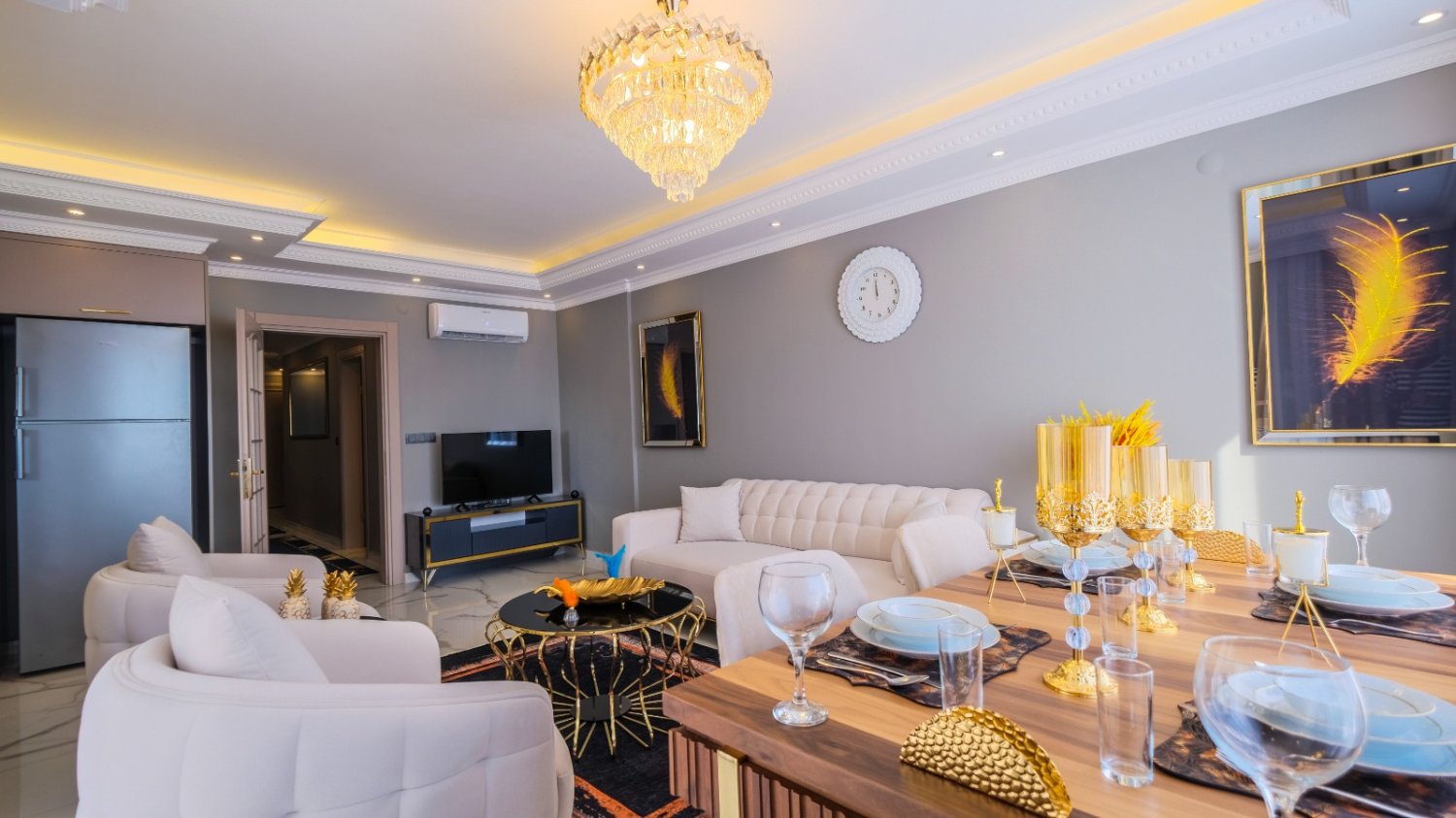 Квартира с 3 комнатами в Махмутлар, Турция № 44440