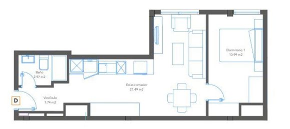 Apartamento T1 em Las Palmas De Gran Canaria, Spain N.º 98357 6