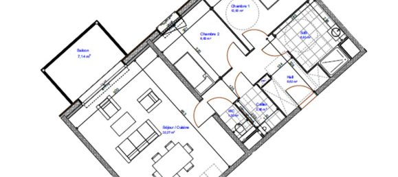 2 bedrooms Apartment in Croix, France No. 229145 6