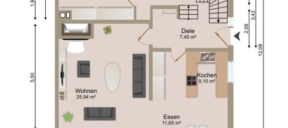 Moradia em banda de 4 divisões em Heinsberg, Germany N.º 59194 22