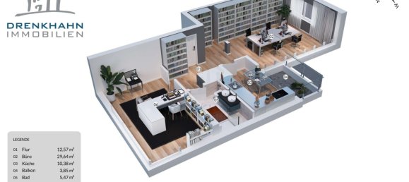 1 Schlafzimmer Büro in Rostock, Germany, Nr. 229795 13