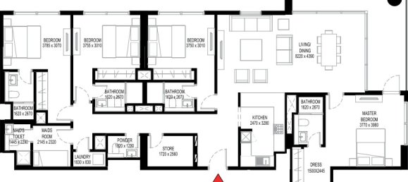 4 chambres Appartement à SOBHA HARTLAND, Meydan, UAE No. 59558 7