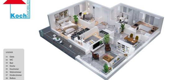 2 غرف نوم شقة في Karlsruhe, Germany رقم 89678 13