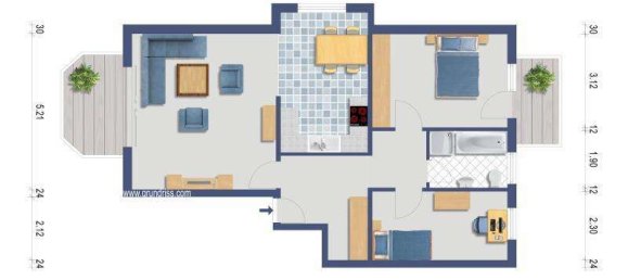 2 chambres Appartement à Rhein-Neckar-Kreis, Germany No. 21703 4