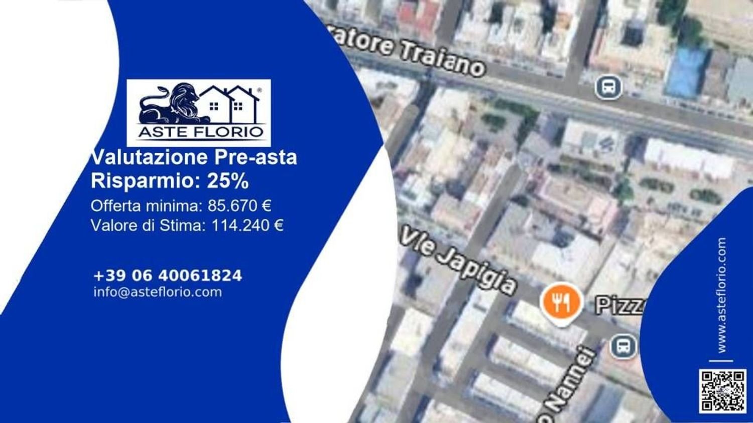 2-Zimmer Wohnung in Bari, Italy, Nr. 289149