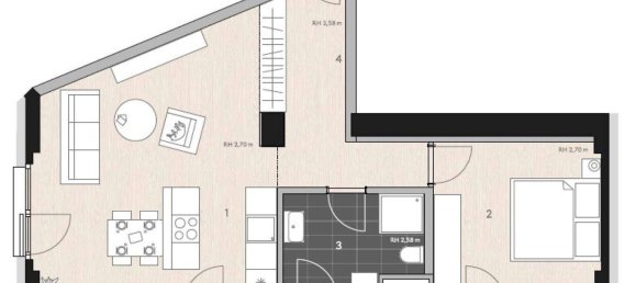 2 rooms Apartment in Alsergrund, Austria No. 189092 7