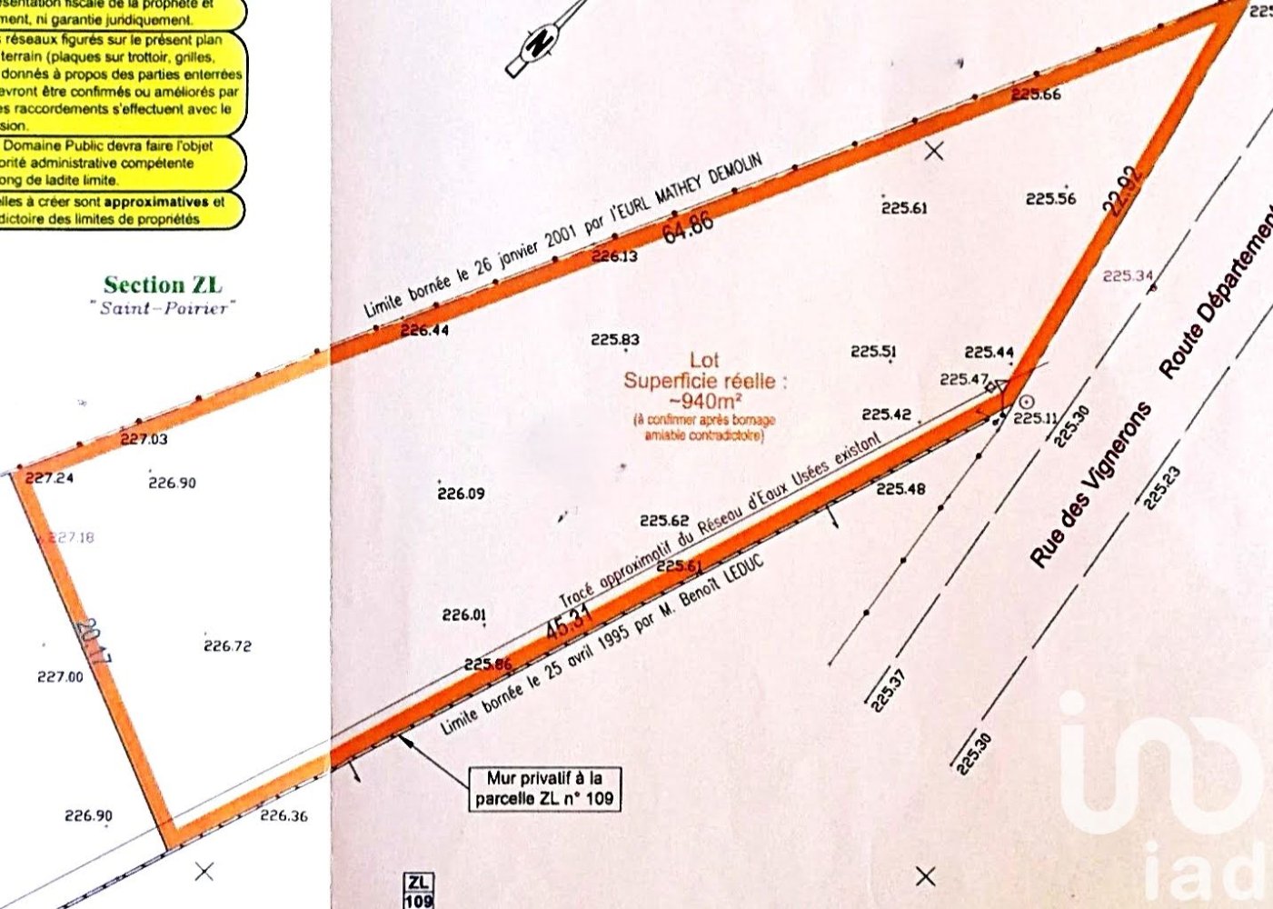 939m² Land in Marnay, France No. 80190