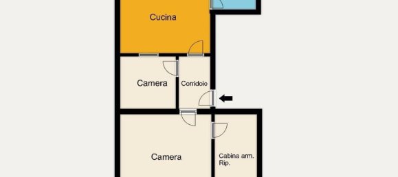 3غرفة شقة في Palermo, Italy رقم 215009 34