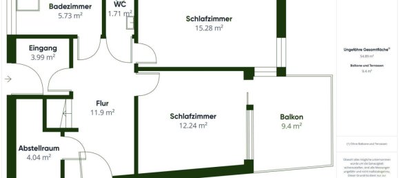 3 rooms Apartment in Kufstein, Austria No. 218337 20