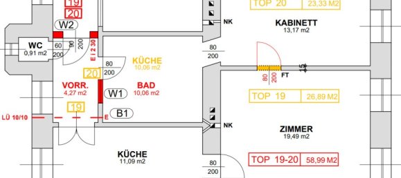Apartamento de 2 habitaciónes en Favoriten, Austria No. 116323 12