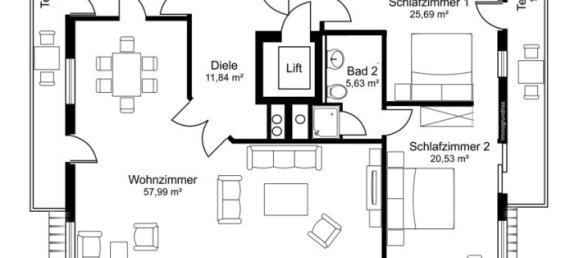 3 rooms Penthouse in Salzburg, Austria No. 176077 17