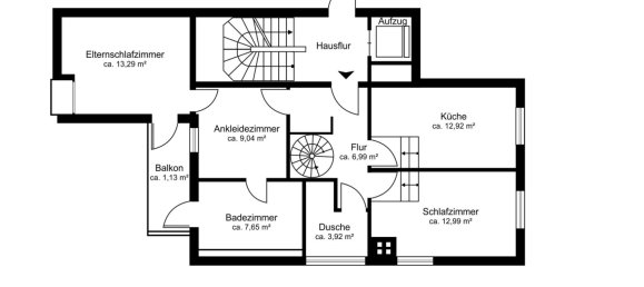 Дуплекс с 2 спальнями в Бремен, Германия № 28027 14