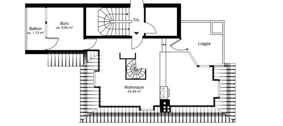 Дуплекс с 2 спальнями в Бремен, Германия № 28027 15