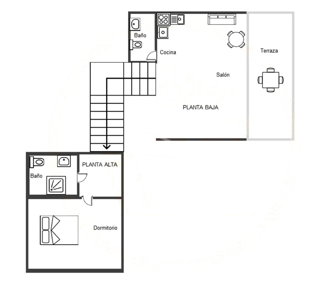 1 Schlafzimmer Doppelhaus in Adeje, Spain, Nr. 123672