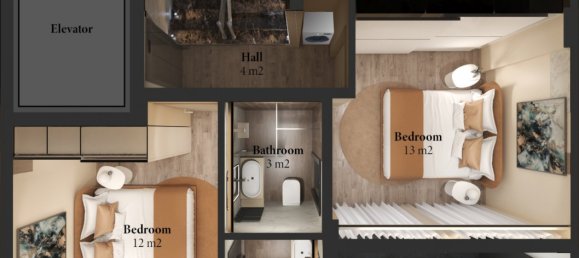 Villa 3+1 in Ovacik, Turkey No. 4260 4