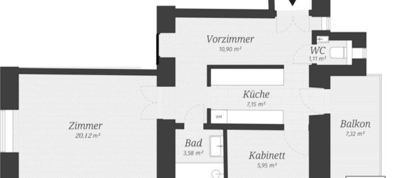 Apartamento de 2 divisões em Rudolfsheim-Funfhaus, Austria N.º 195704 26