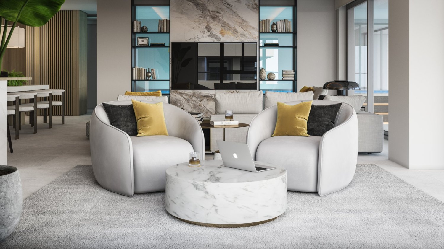 Квартира с 3 спальнями в Sierra Blanca Tower, Малага, Испания № 15485