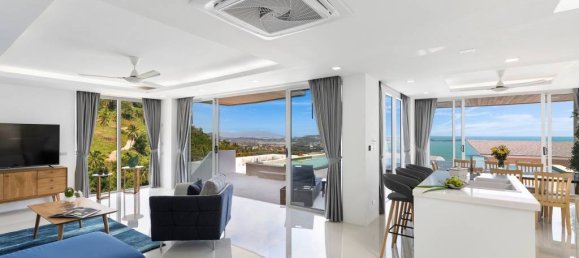 Вилла с 4 спальнями в Самуй, Таиланд № 13167 10