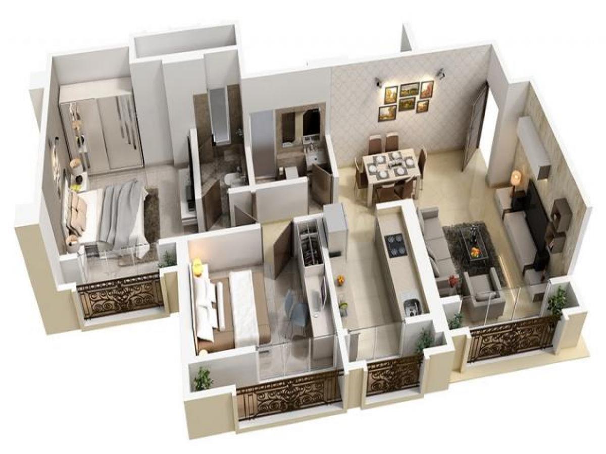 2 Schlafzimmer Haus in Mumbai, India, Nr. 21328