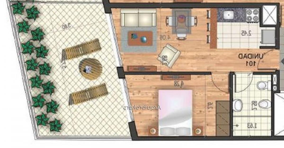 Studio in Montevideo, Uruguay, Nr. 578