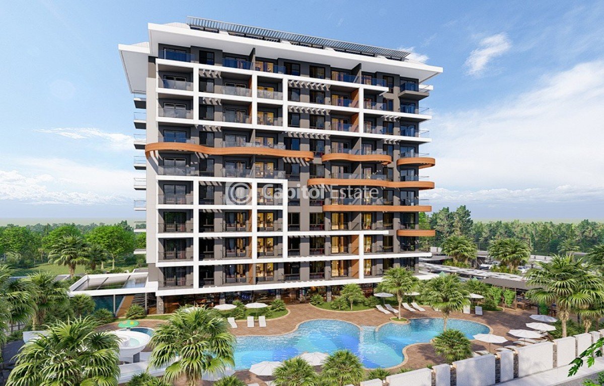 Apartment 1+1 in Antalya, Turkey No. 6451