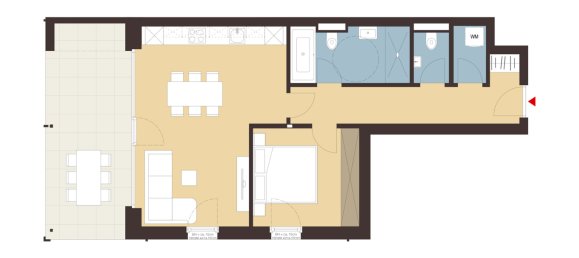 2 rooms Apartment in Wolfurt, Austria No. 158088 3