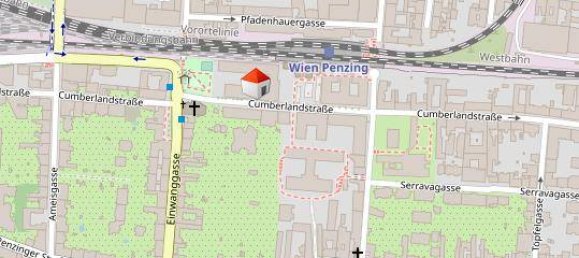 3غرفة شقة في Penzing, Austria رقم 182433 9