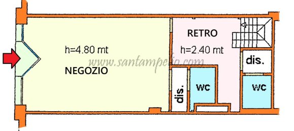 Imóvel comercial em Bordighera, Italy 50 m² N.º 313143 9