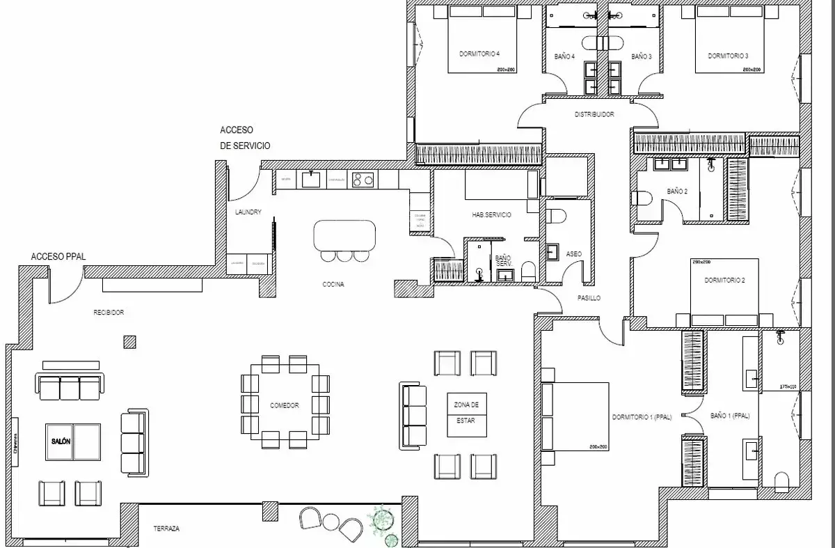 Apartamento T4 em Madrid, Spain N.º 237357