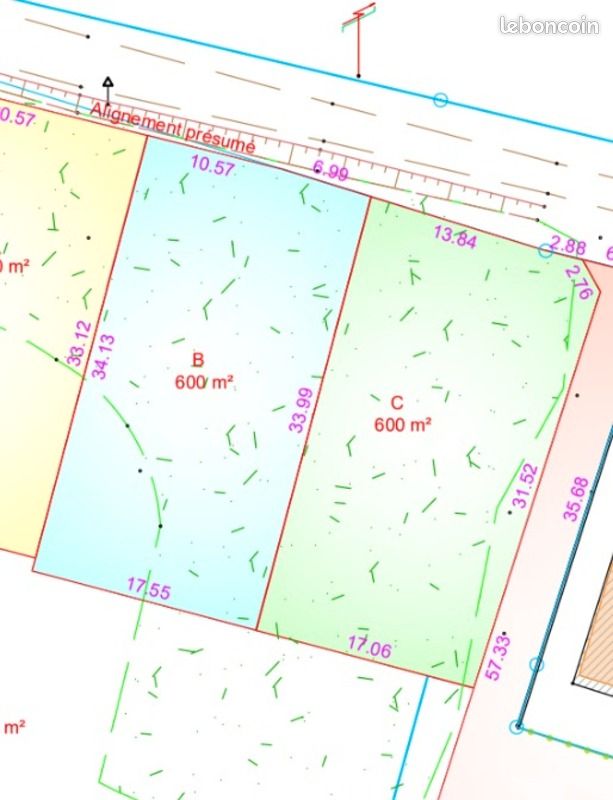 Terrain à Clerlande, France 600m² No. 59074
