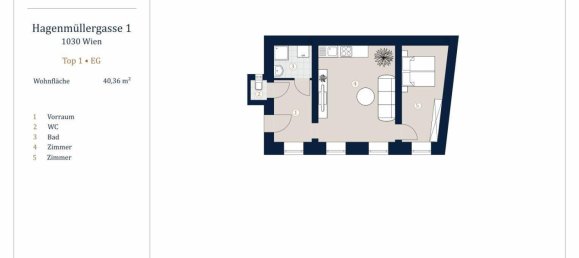 2-salle Appartement à Vienna, Austria No. 148172 7