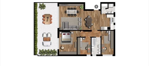 4غرفة شقة في Chieti, Italy رقم 103255 3