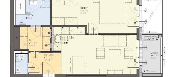 Квартира с 2 комнатами в Леопольдштадт, Австрия № 59138 13